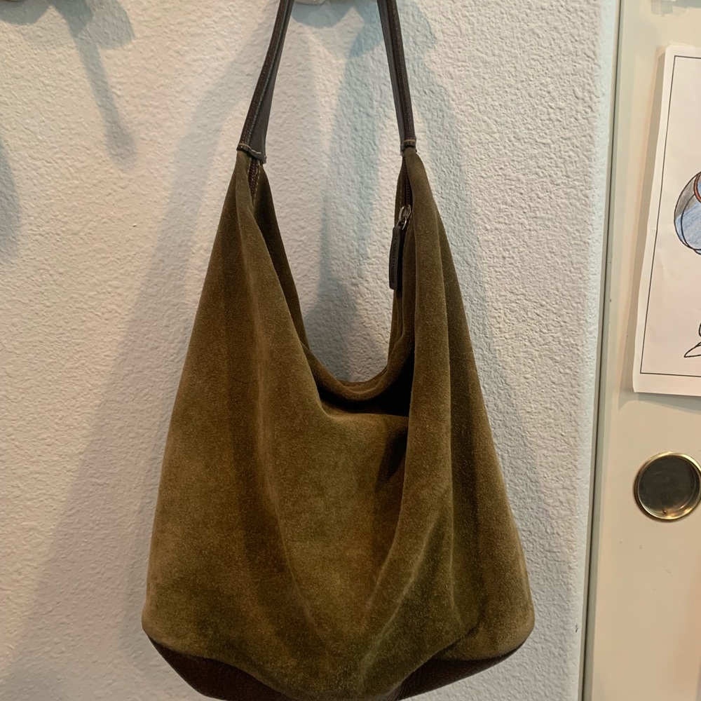 Vintage Dooney & Bourke Suede Hobo